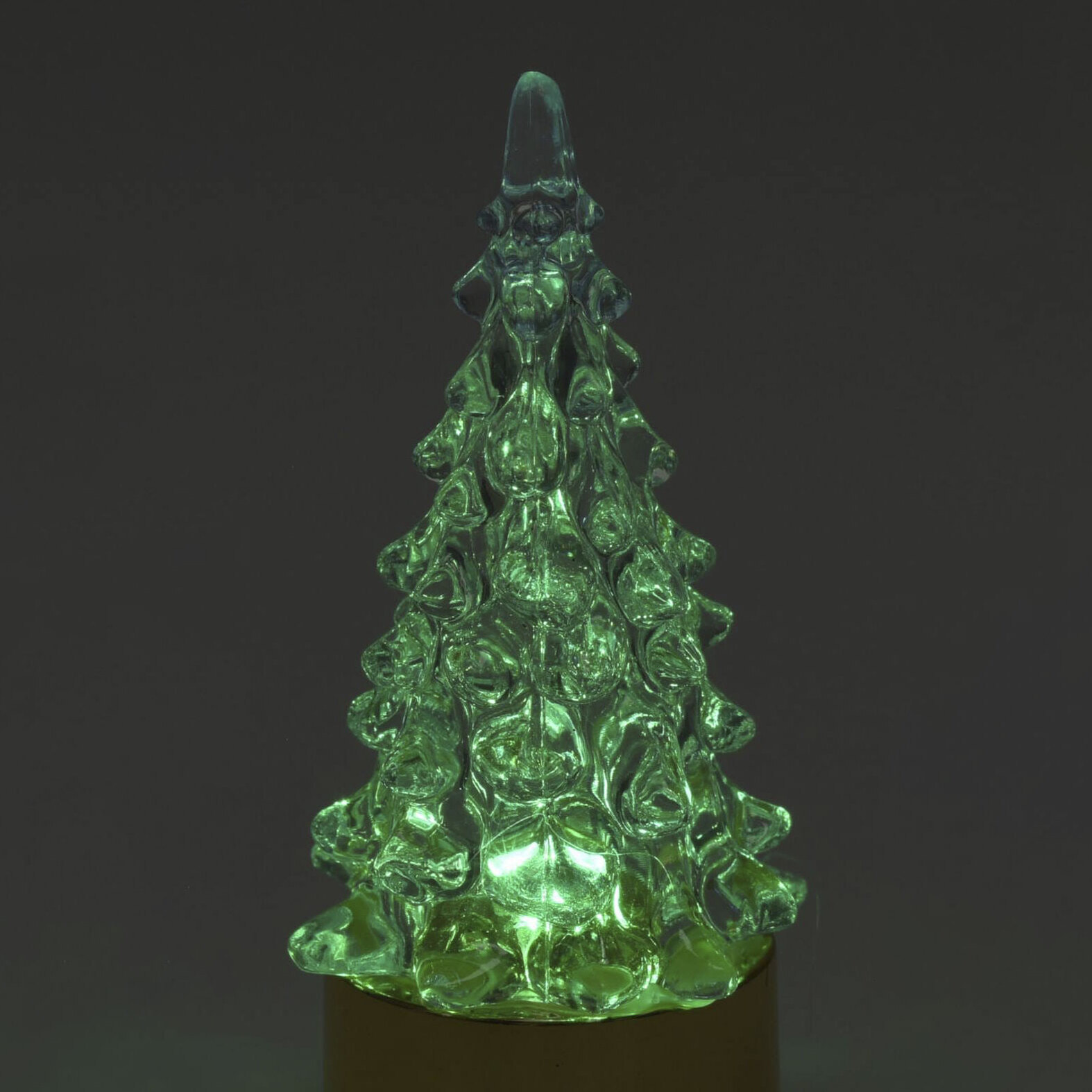 árbol de navidad con led cambiante de color h.9,3cm