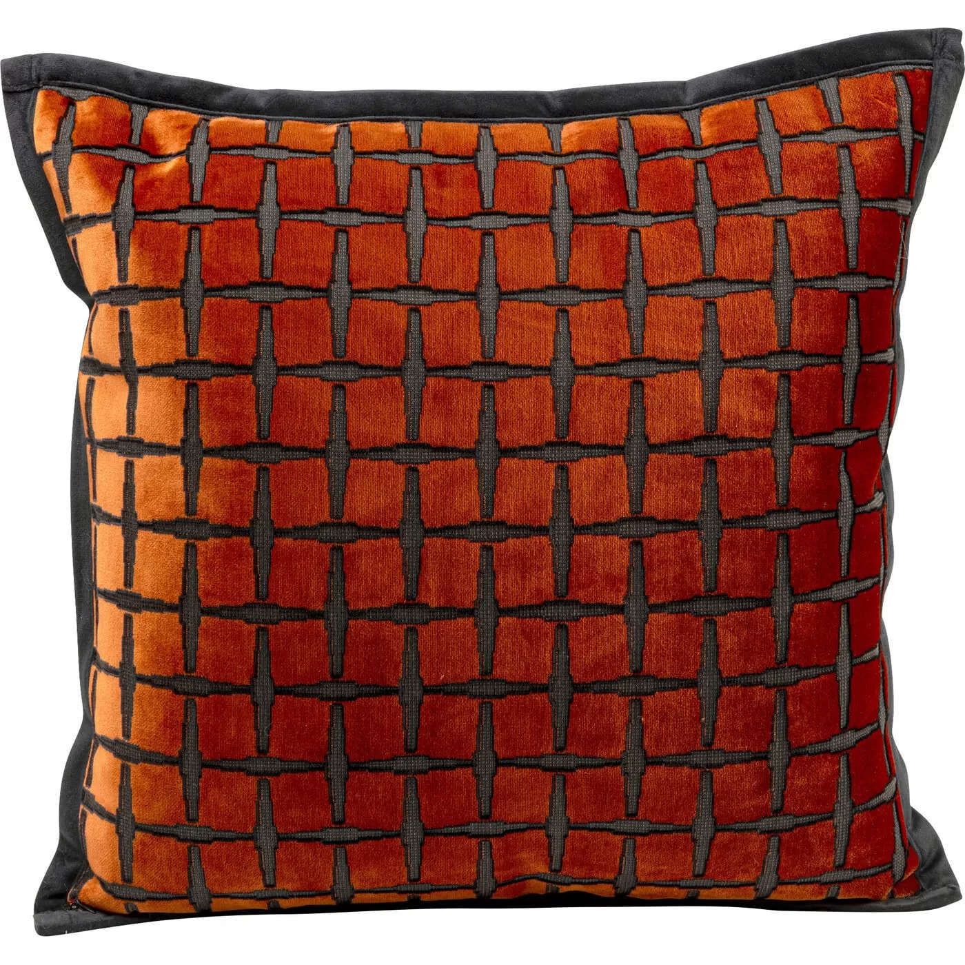 Coussin Jaqui orange Kare Design