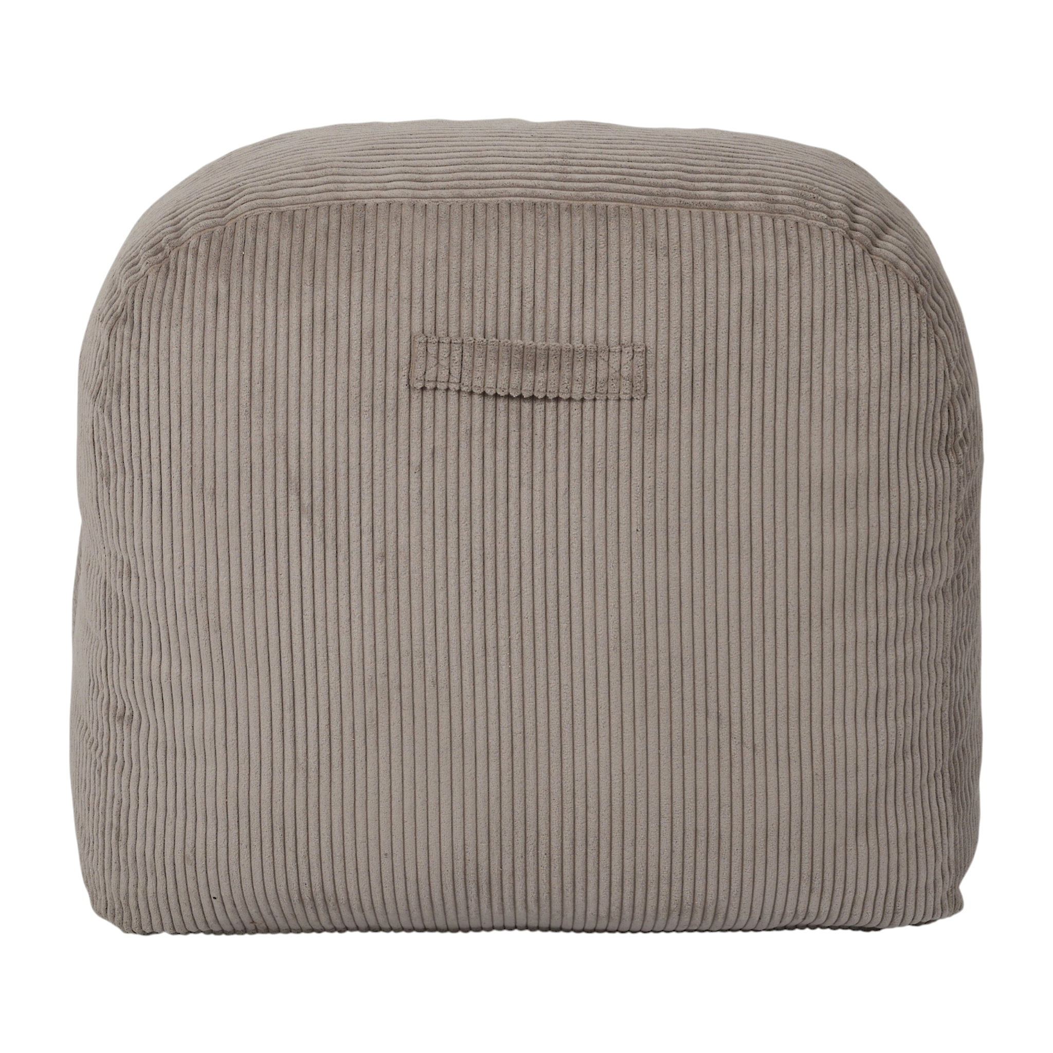 Fauteuil - HOME DECO FACTORY - Scott - Compact - Côtelé - Taupe