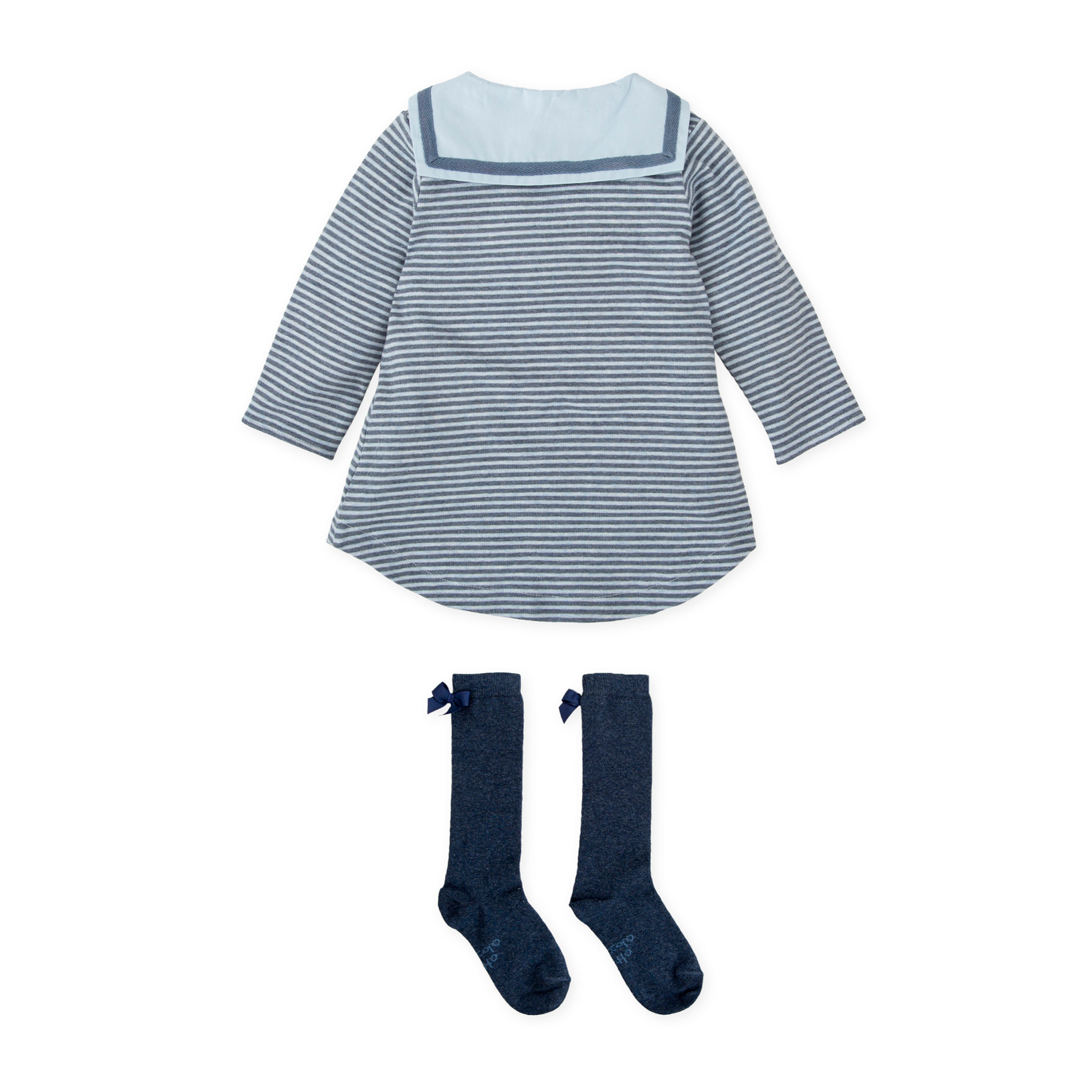 VESTIDO CON CALCETINES AZUL MARINO - Azul marino