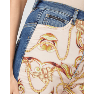 PHILIPP PLEIN Super High Waist Jegging NEW BAROQUE