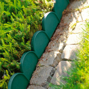 Bordura para jardin Prosperplast "Garder Line" 10 metros en color verde