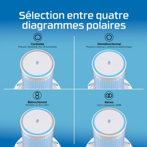 Micro Gamer HYPERX QuadCast 2 Frost