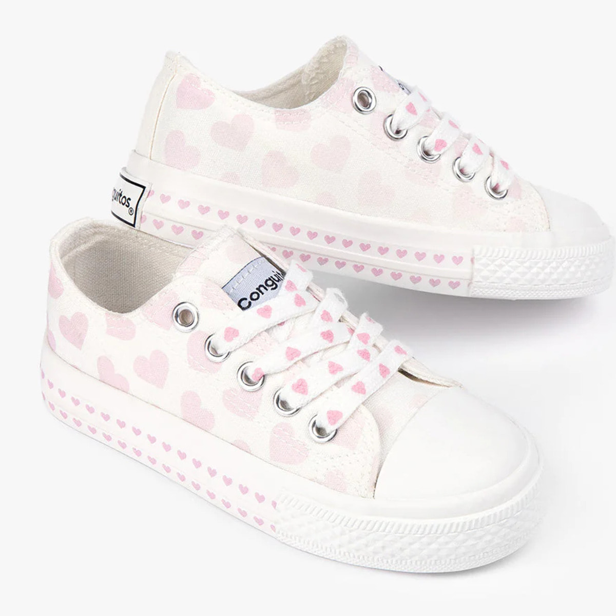 Zapatillas De Niña Solares En Blanco