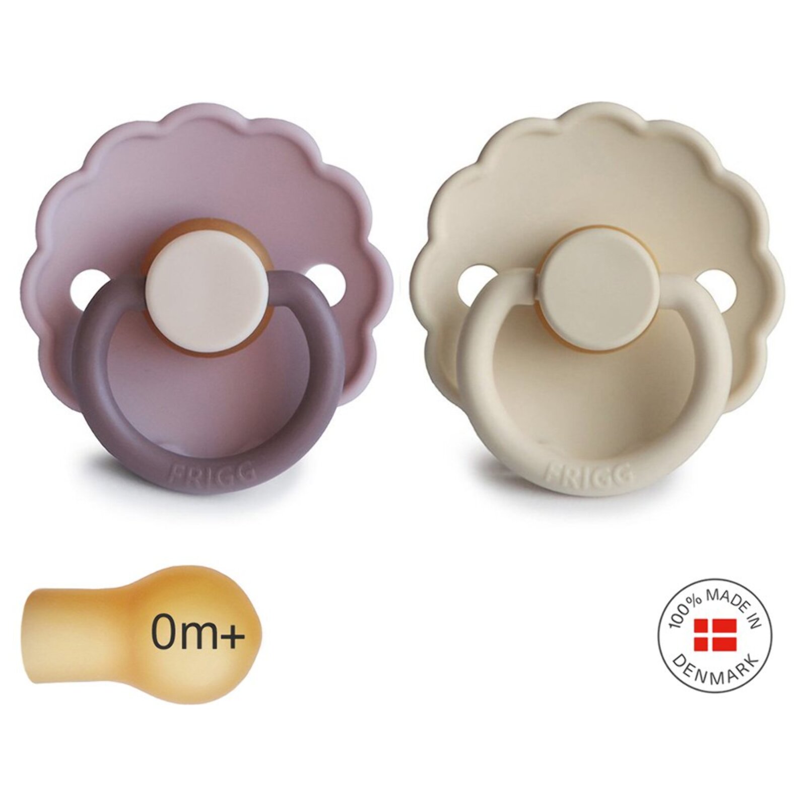 Frigg Pack 2 Chupetes Block Latex Daisy