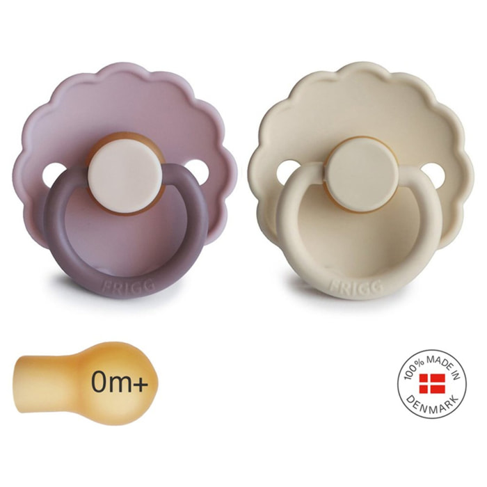 Frigg Pack 2 Chupetes Block Latex Daisy