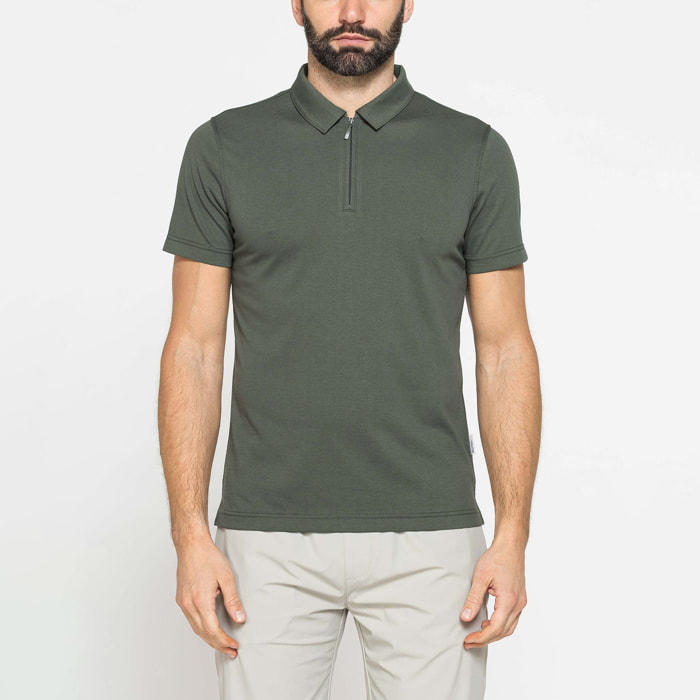POLO UOMO IN TESSUTO ELASTICIZZATO NO STIRO