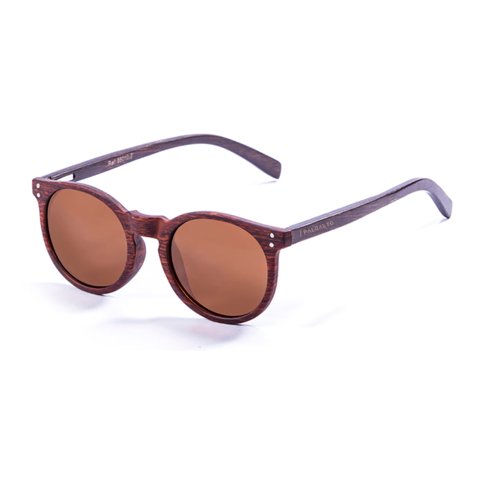 Gafas de sol PALO ALTO HASHBURY - Marrón / Ahumada y patilla marrón bambú