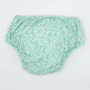 CUBREPAÑAL FLORES VERDE