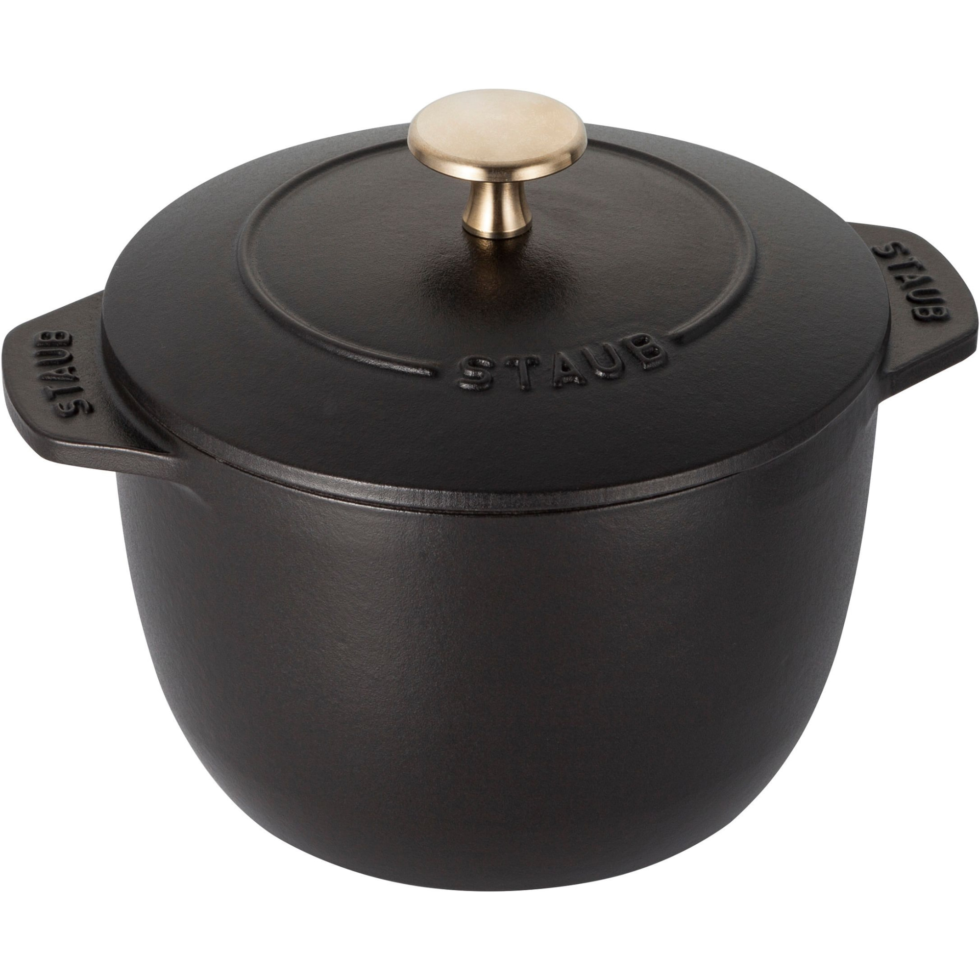 Cocotte à riz 16 cm, Fonte, Noir mat