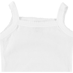 Body bebé tirantes finos algodón