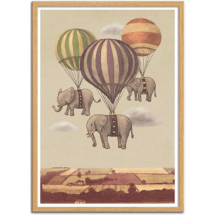 Affiche - Flight of the elephants - Terry Fan