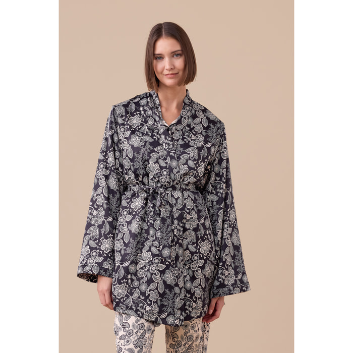 Vestaglia donna in raso articolo poule. Noidinotte