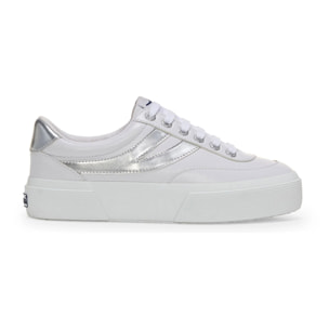 Superga - Scarpe da donna Donna Bianco - 3740 Platform Blocks Mirror Synthetic Material