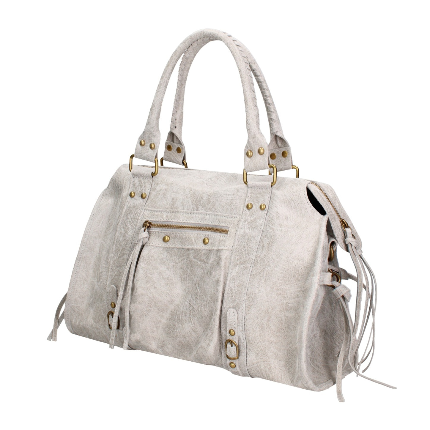Borsa a spalla da donna - Modello Clara - Vera pelle - 41.0 x 28.0 x 13.0 cm