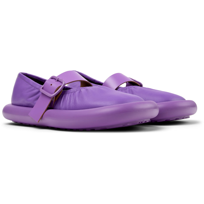 Bailarinas - CAMPER Aqua - Violeta - Cuero liso