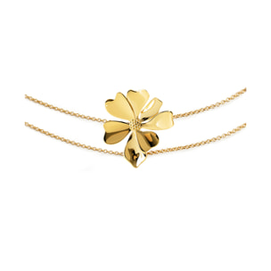 Collana Flower Spring Choker  Placcato Oro