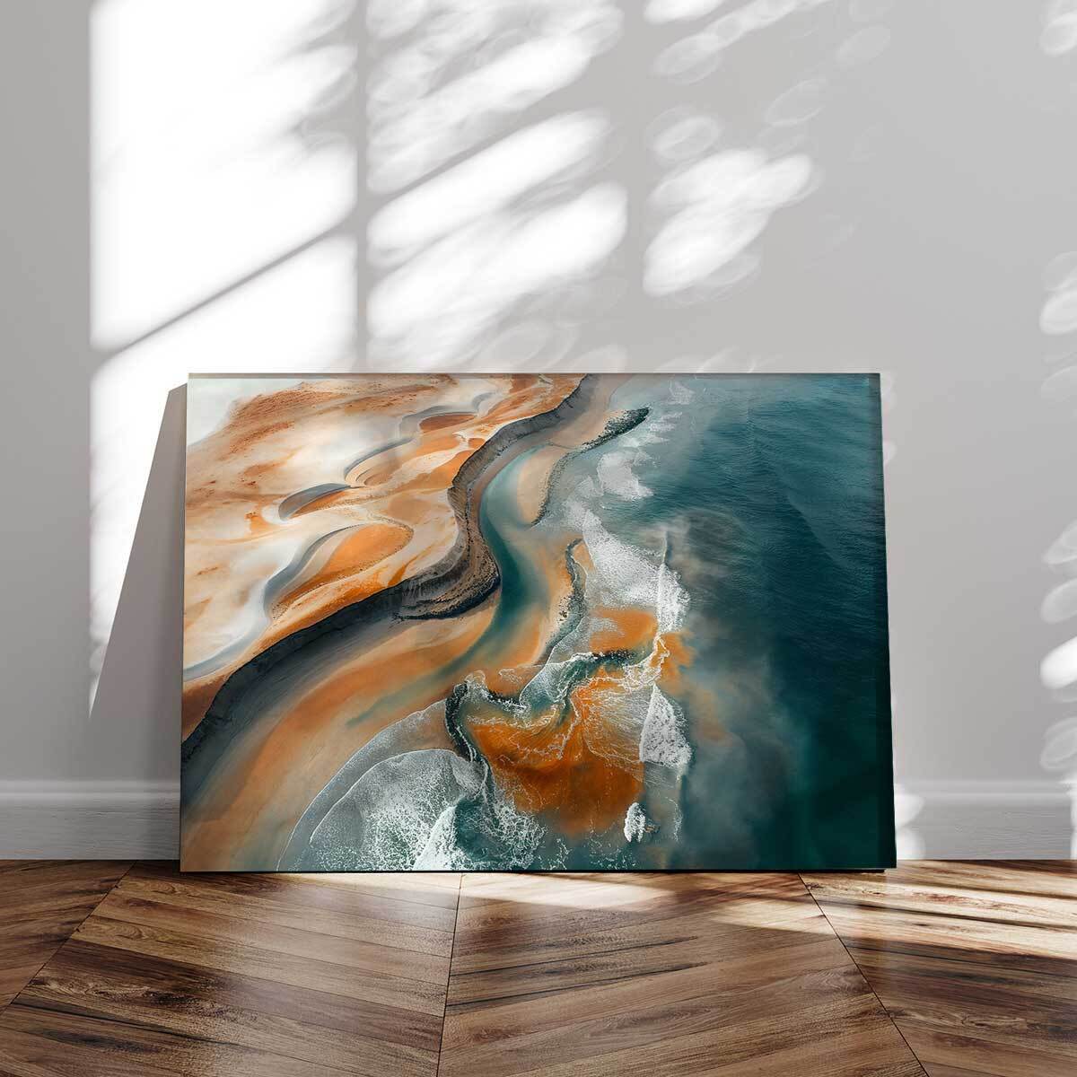 Tableau mer Fleuve Rio Negro Bresil Tableau alu Dibond