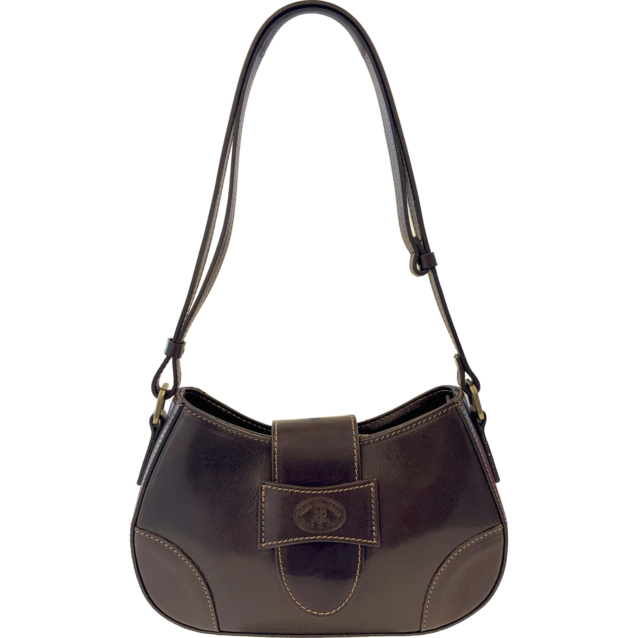 Borsa a Spalla Elegante Mezzaluna da Donna in Pelle