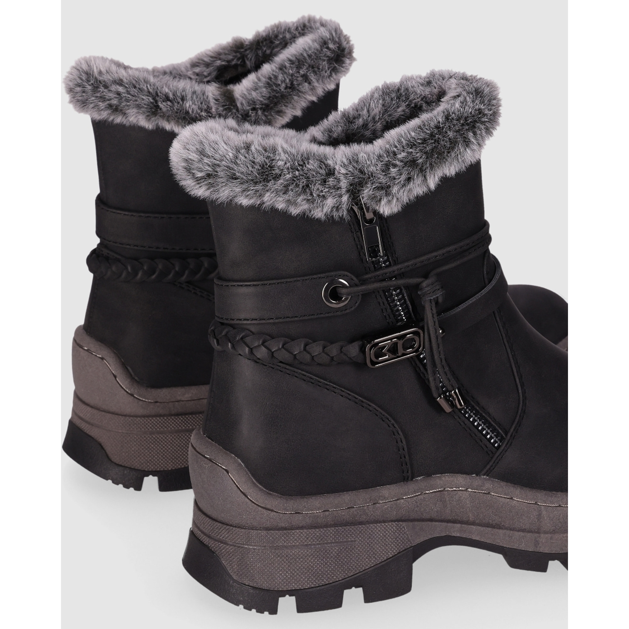 Botines - Negro - Tacón: 5 cm