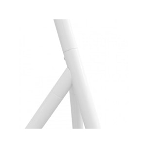 Lampadaire trépied design et abat-jour blanc - STAR