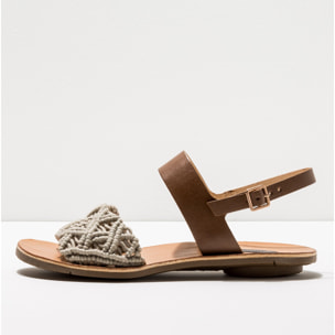 Sandalias S3126 MACRAME TAUPE / DAPHNI color Taupe