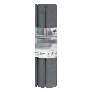 Tapis de bain caillebotis en diatomite gris 59x39cm