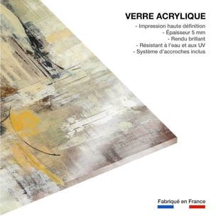 Tableau Lueur couleur crème Tableau plexiglas