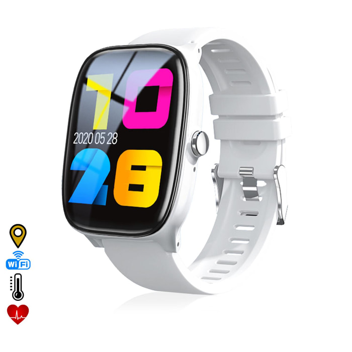 D11W-XT Smartwatch infantil 4G localizador GPS y Wifi. Con termómetro, monitor cardiaco.