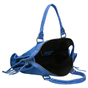 Borsa a spalla da donna - Modello Elara - Vera pelle - 41.0 x 28.0 x 13.0 cm