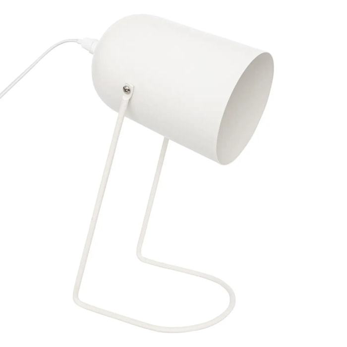 Lampe à poser Faro blanc H30cm