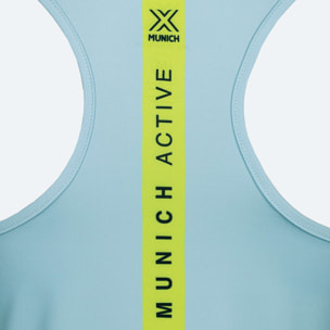 WOMAN BASIC TANK TOP AQUA