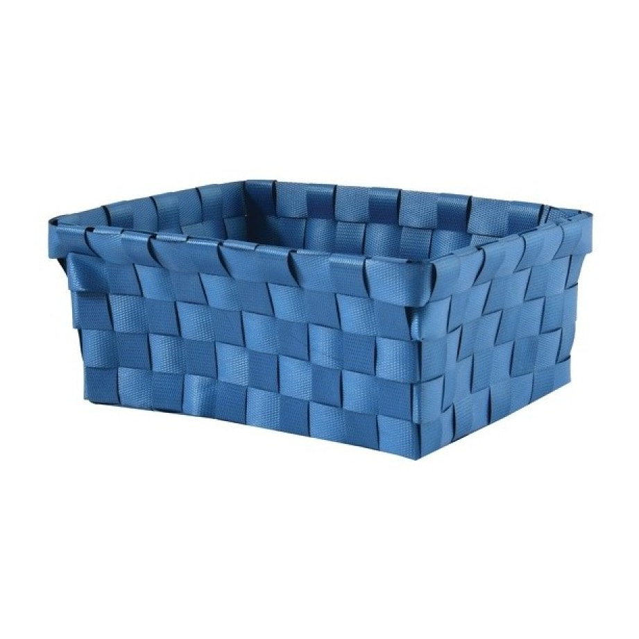 Panier de rangement 19x14x8cm Bleu Marine MSV