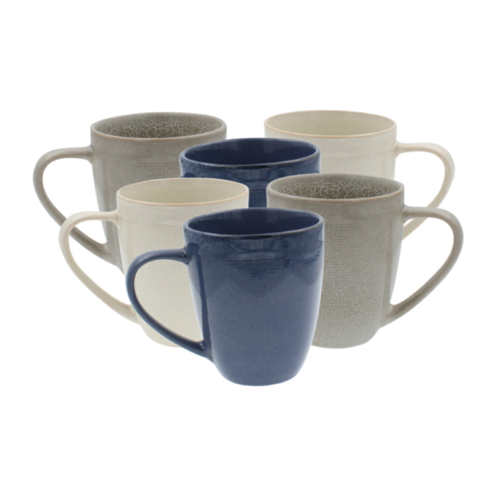 Lot de 6 mugs, OIA