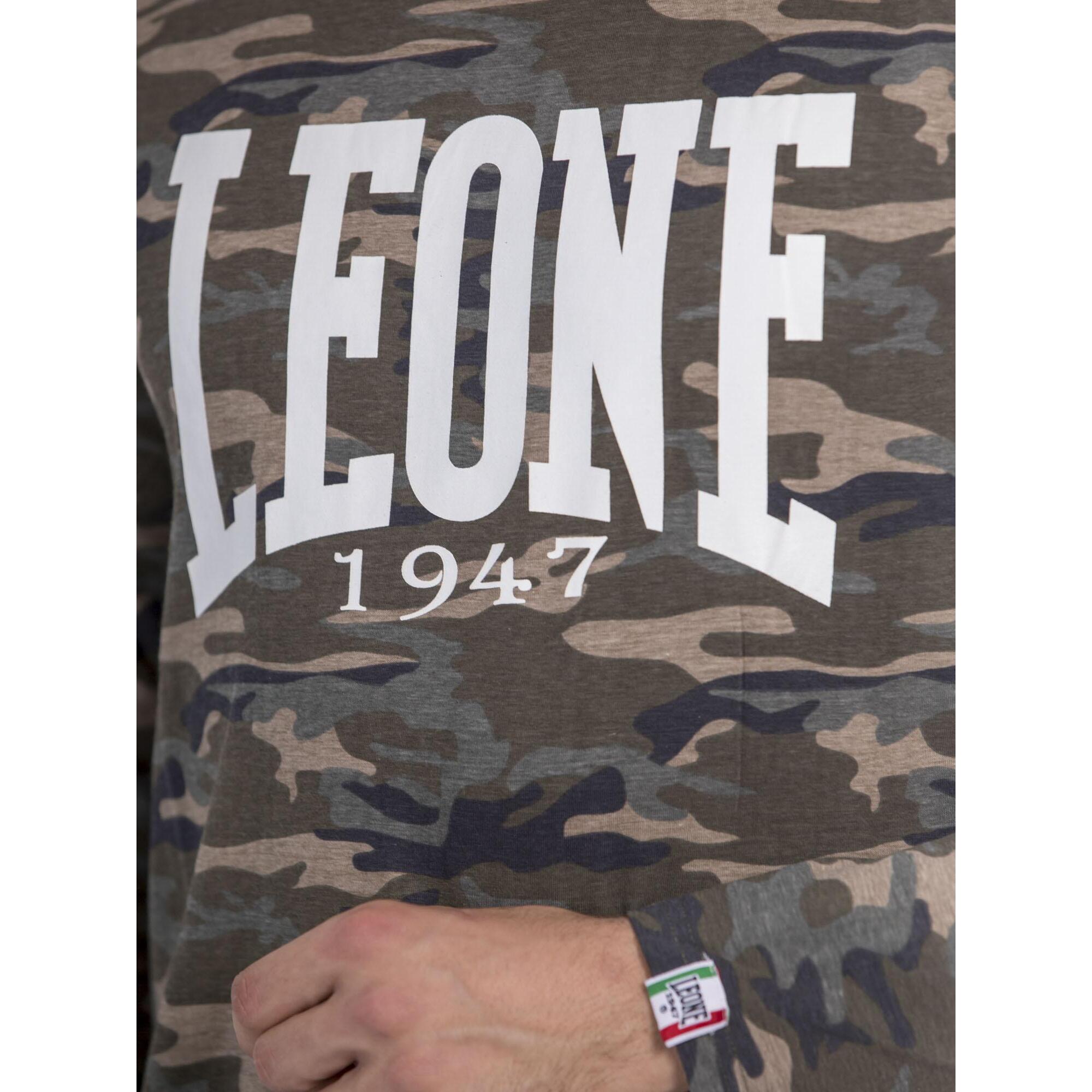 Camiseta de hombre Leone 1947 Apparel con logo de camuflaje
