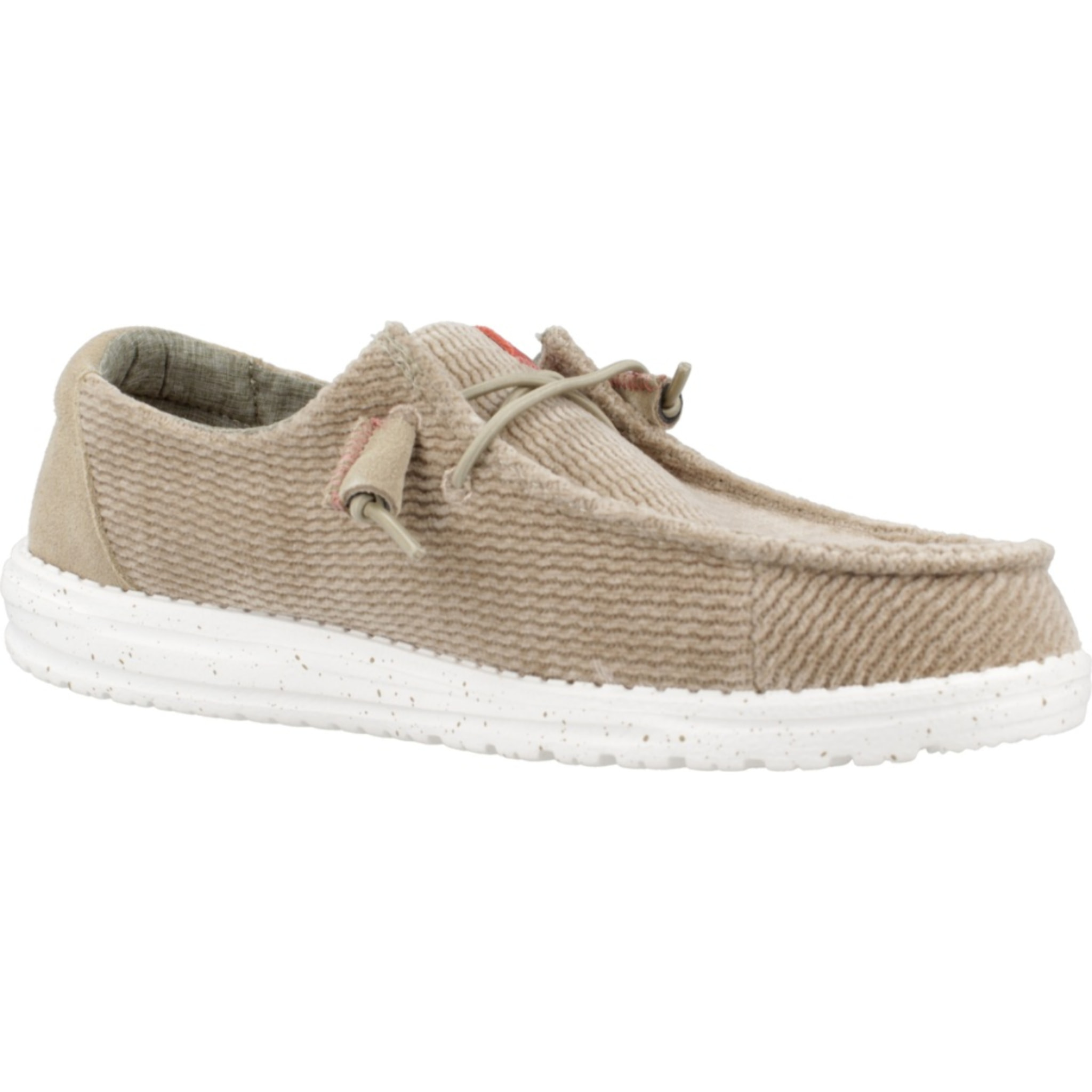 Zapatos Casual Mujer de la marca HEY DUDE  modelo WAVE CORDUROY Beige