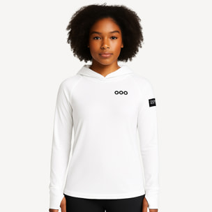 Sudadera con capucha ECOON modelo Course du Sanglier en color Blanco