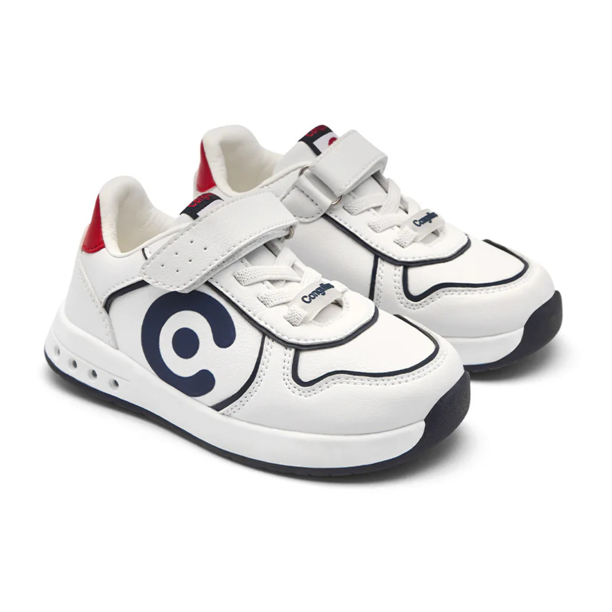 Sneakers luminose per bambini, design ecologico