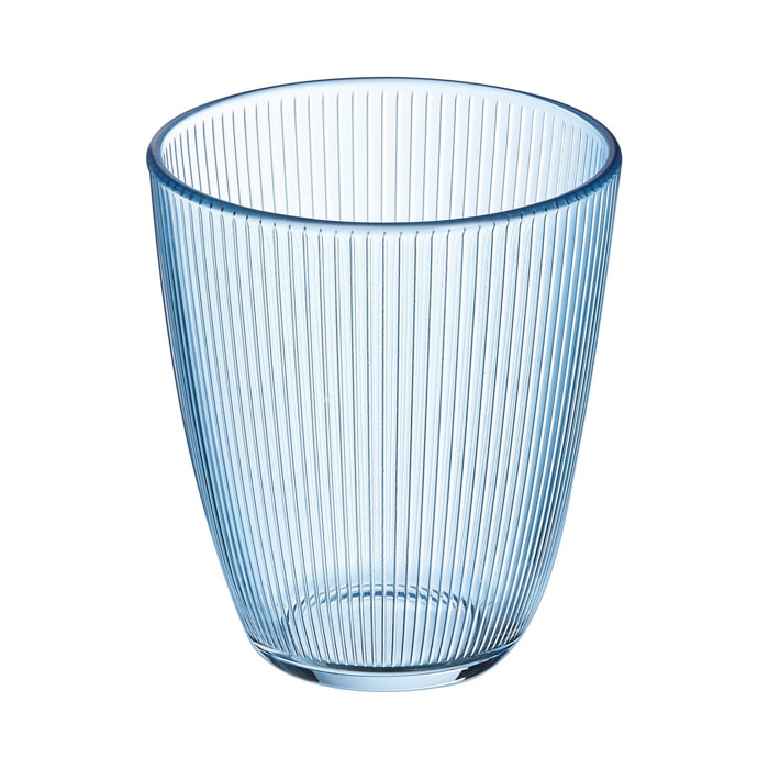 Verre bleu 31 cl Stripy - Luminarc