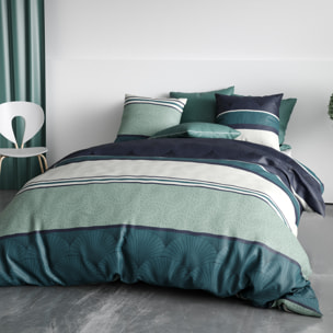 Parure Housse De Couette 3pcs 100% Coton 57 Fils Antika