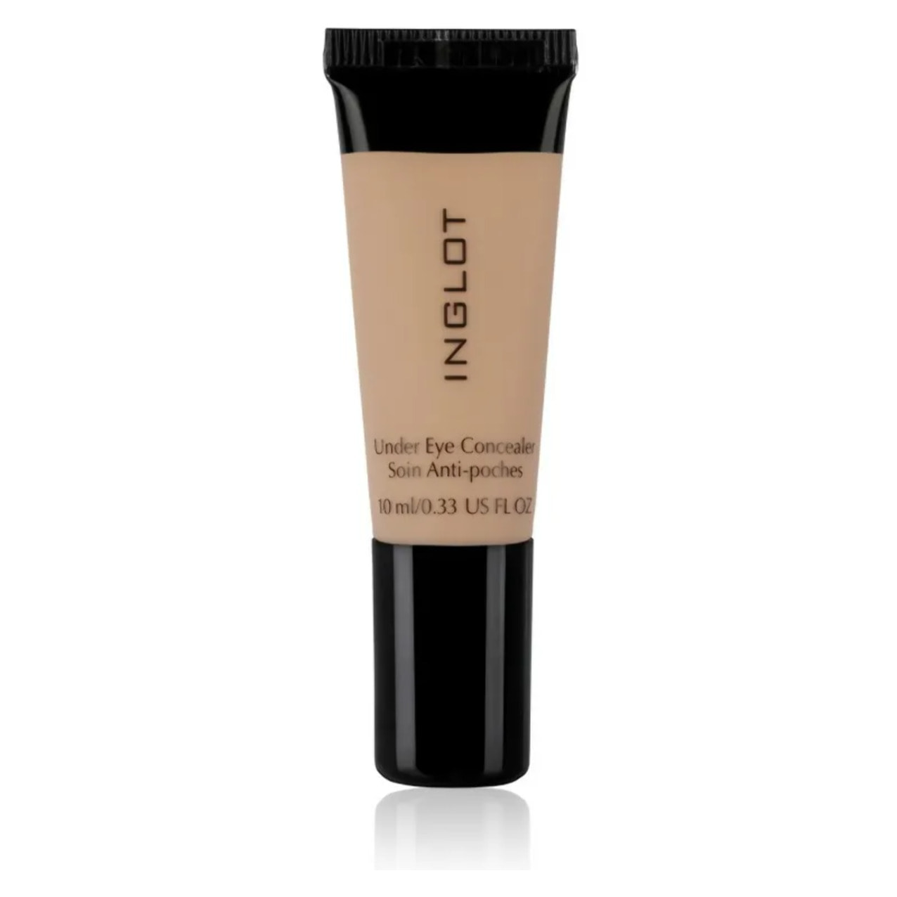 INGLOT Under Eye Concealer 97, Corrector de maquillaje de cobertura media alta, Modulable, Cremoso e hidratante con vitamina E, Formula vegana, Color: Beige claro con subtono melocotón, Pieles medias. 10ml