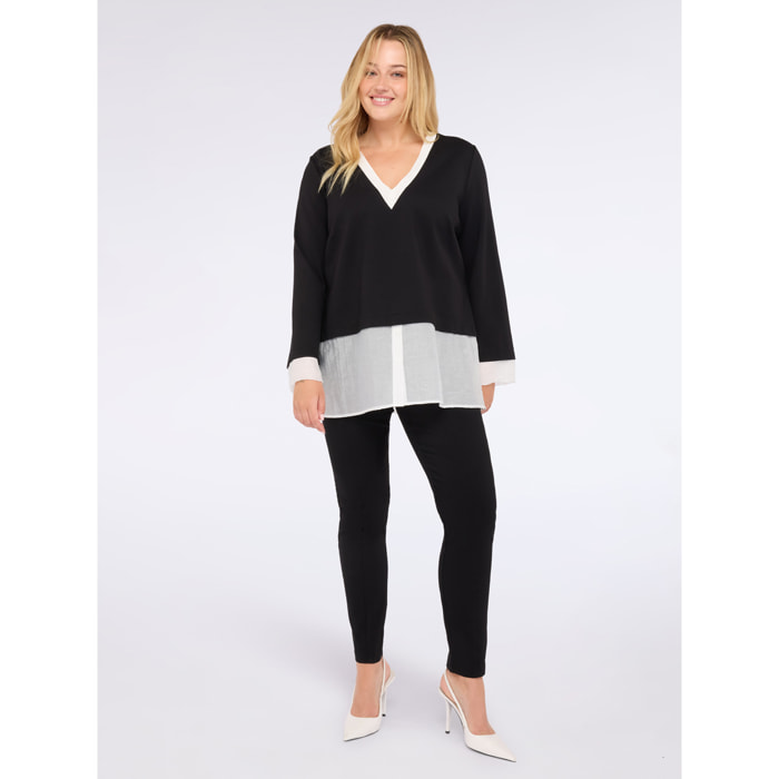 Fiorella Rubino - Jeggings con elastico in vita - Nero