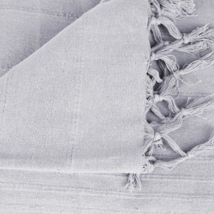 Manta de cama gris claro 230x250