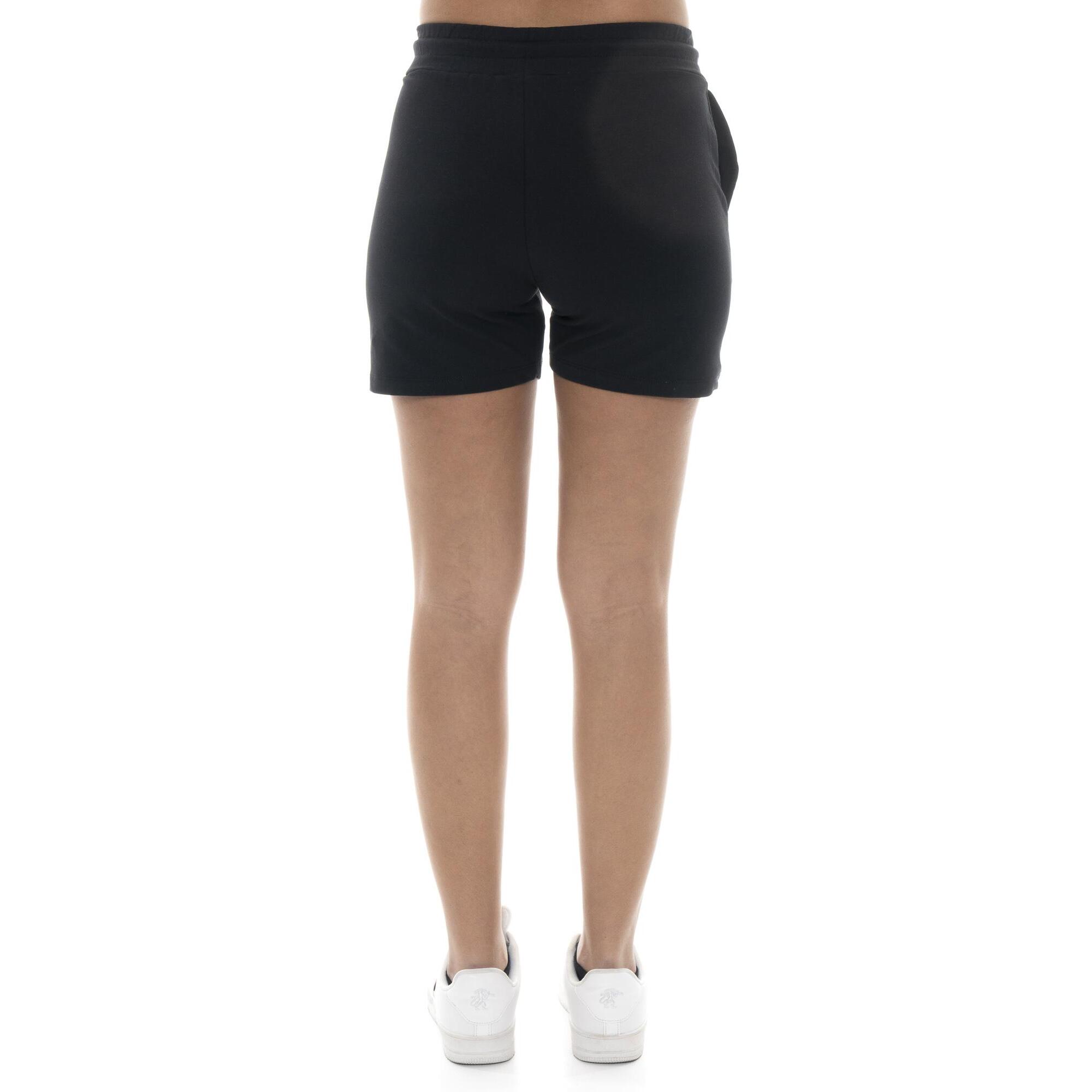 Pantalón corto de mujer Leone Basic de algodón elástico