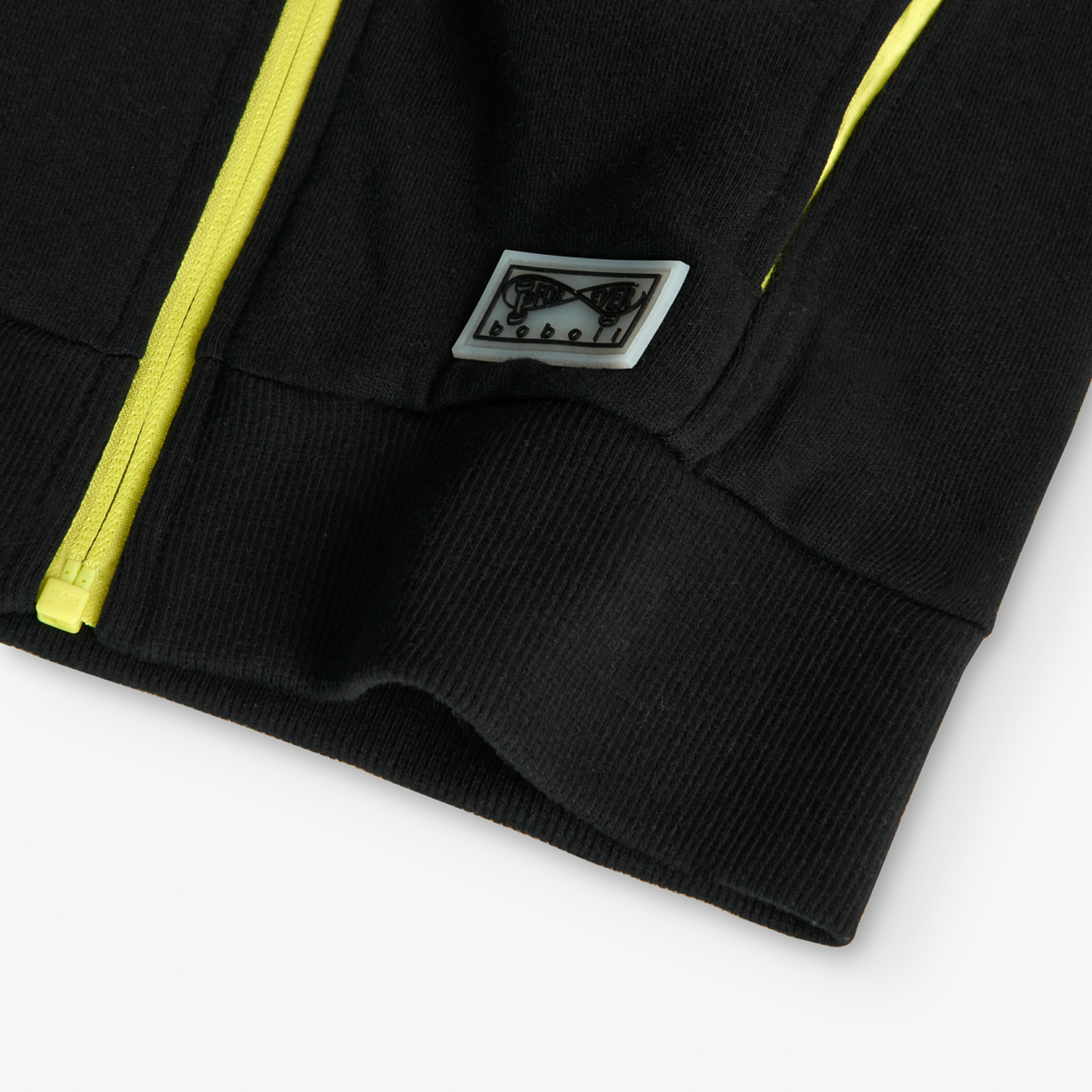 Chaqueta felpa con capucha de niño -BCI