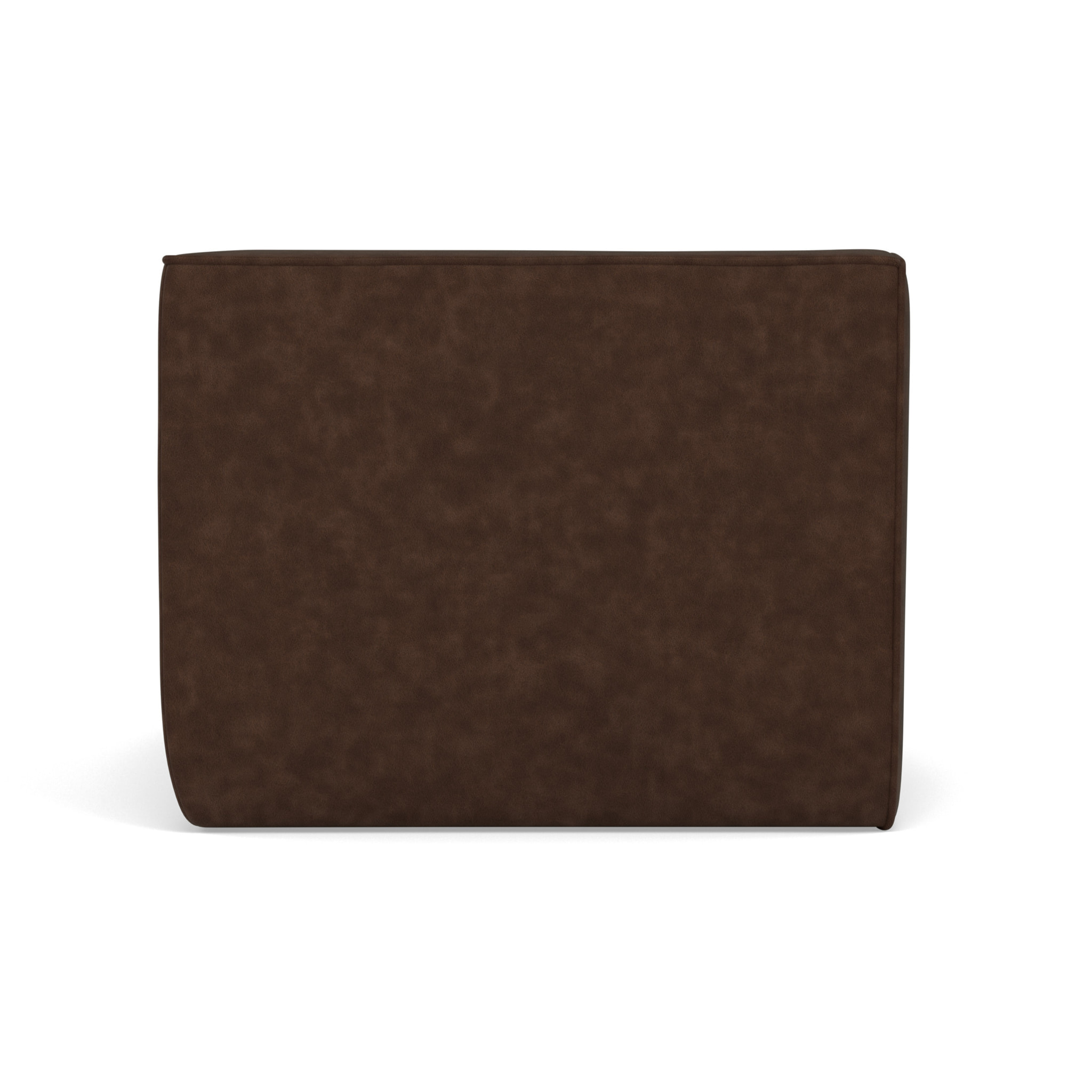 Alya - module d'angle en simili - Marron