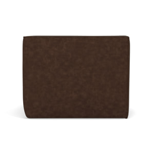 Alya - module d'angle en simili - Marron