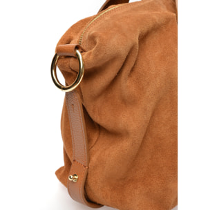 Borsa a mano Anna Luchini Cammello