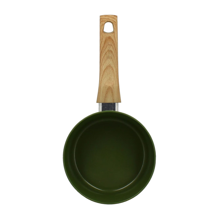 Casserole 16cm avec revêtement céramique vert - tous feux COLORAMA