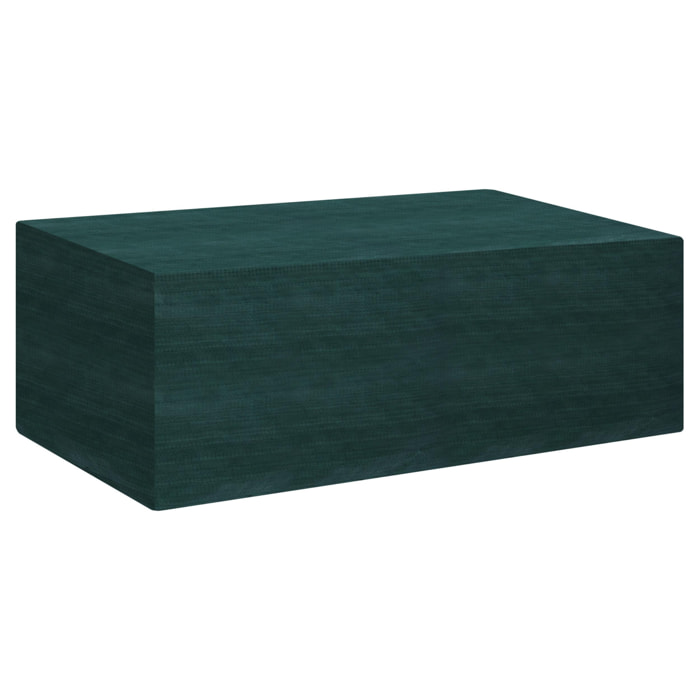 Funda Protectora para Muebles Rectangular Funda de Muebles para Jardín Impermeable Anti-UV Antipolvo para Terraza Balcón 235x190x90 cm Verde